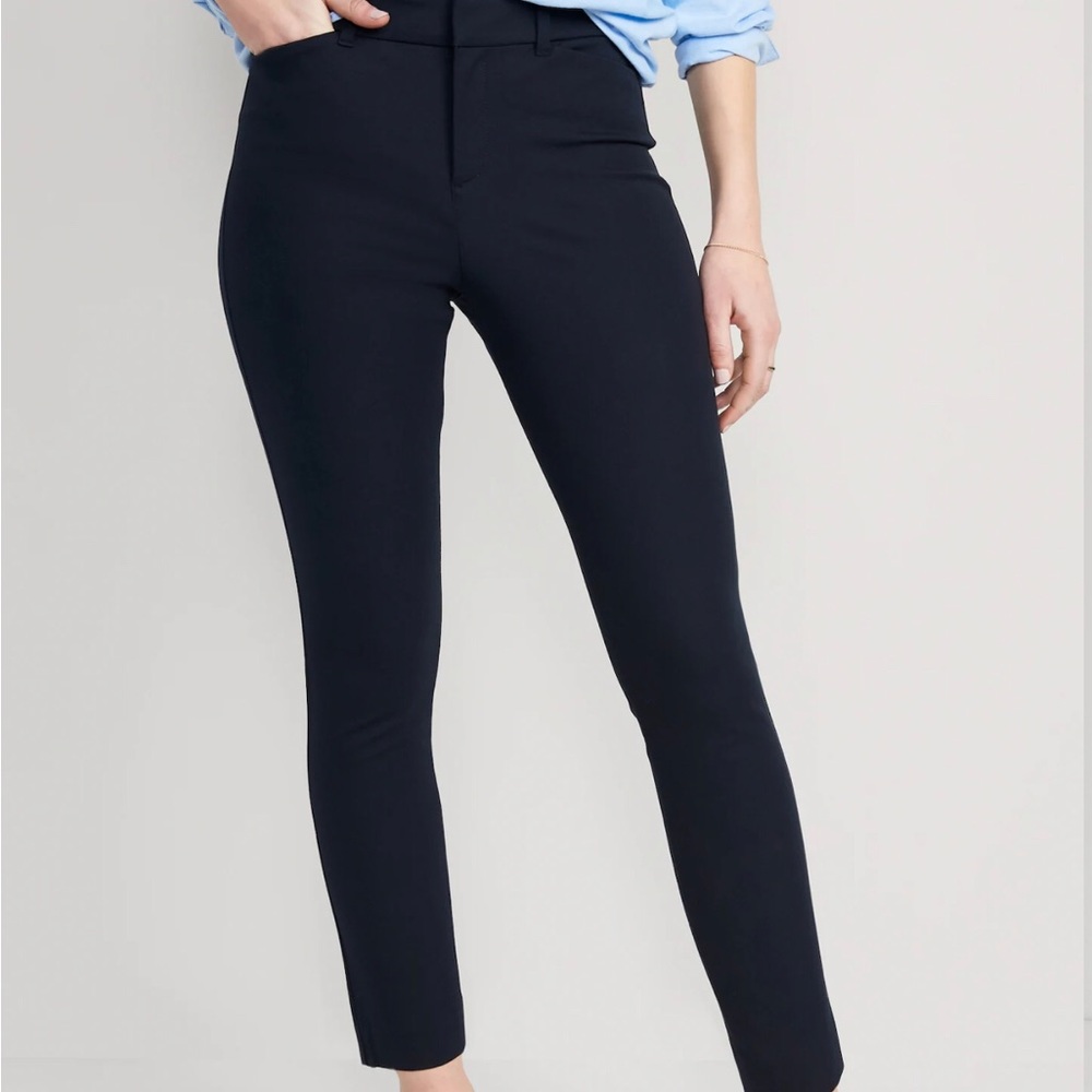 Navy Blue Old Navy Pixie High Rise Pants